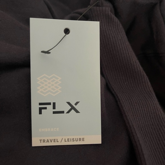 NWT Women’s XL FLX Travel Leisure Long Sleeve Top - plum - Picture 4 of 6